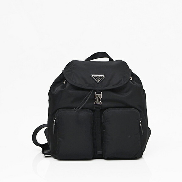 Prada Tessuto Nylon Leather Backpack Black - Picture 5 of 11